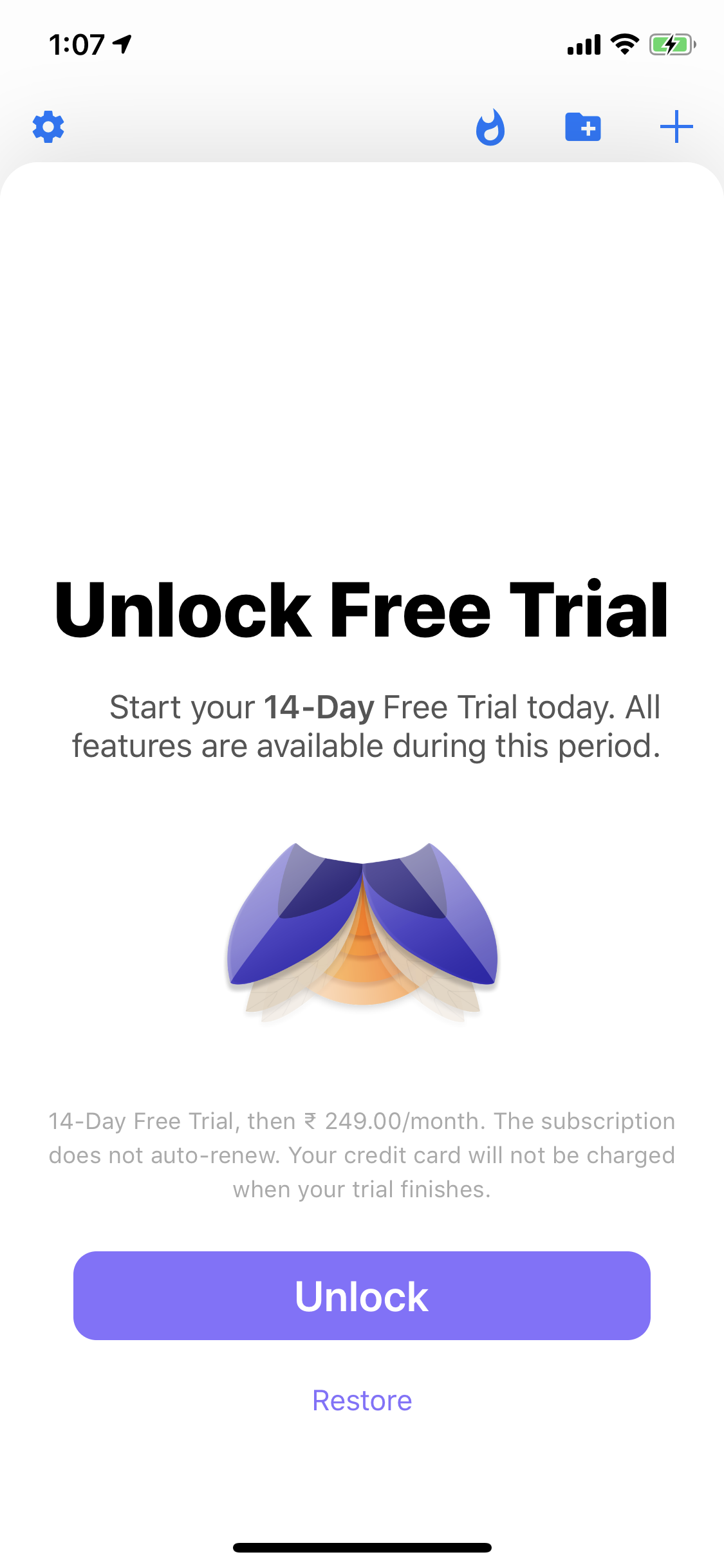 New Onboarding - Free Trial Unlock